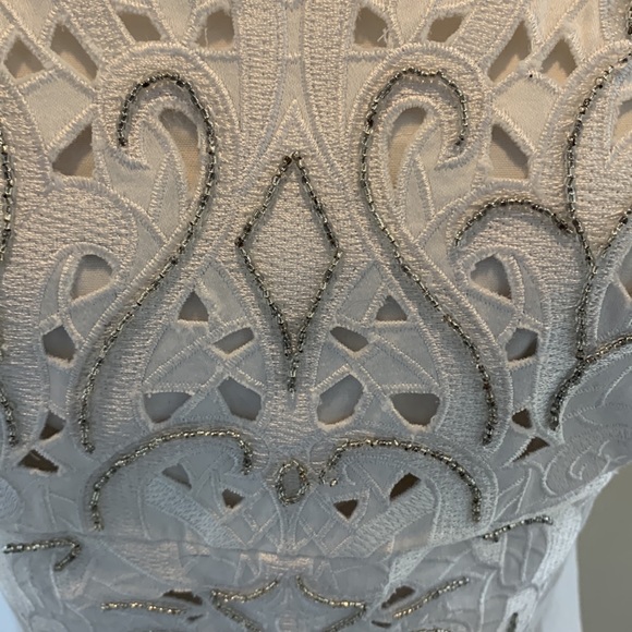 WHBM White Strapless Fancy Dress NWT - Picture 5 of 14